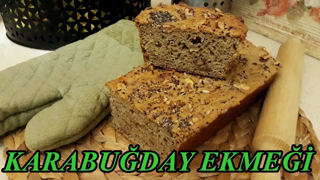 Kara Buğday Ekmeği 💯Sağlıklı💯Ev Yapımı  Ekmek💯 (Glutensiz)
