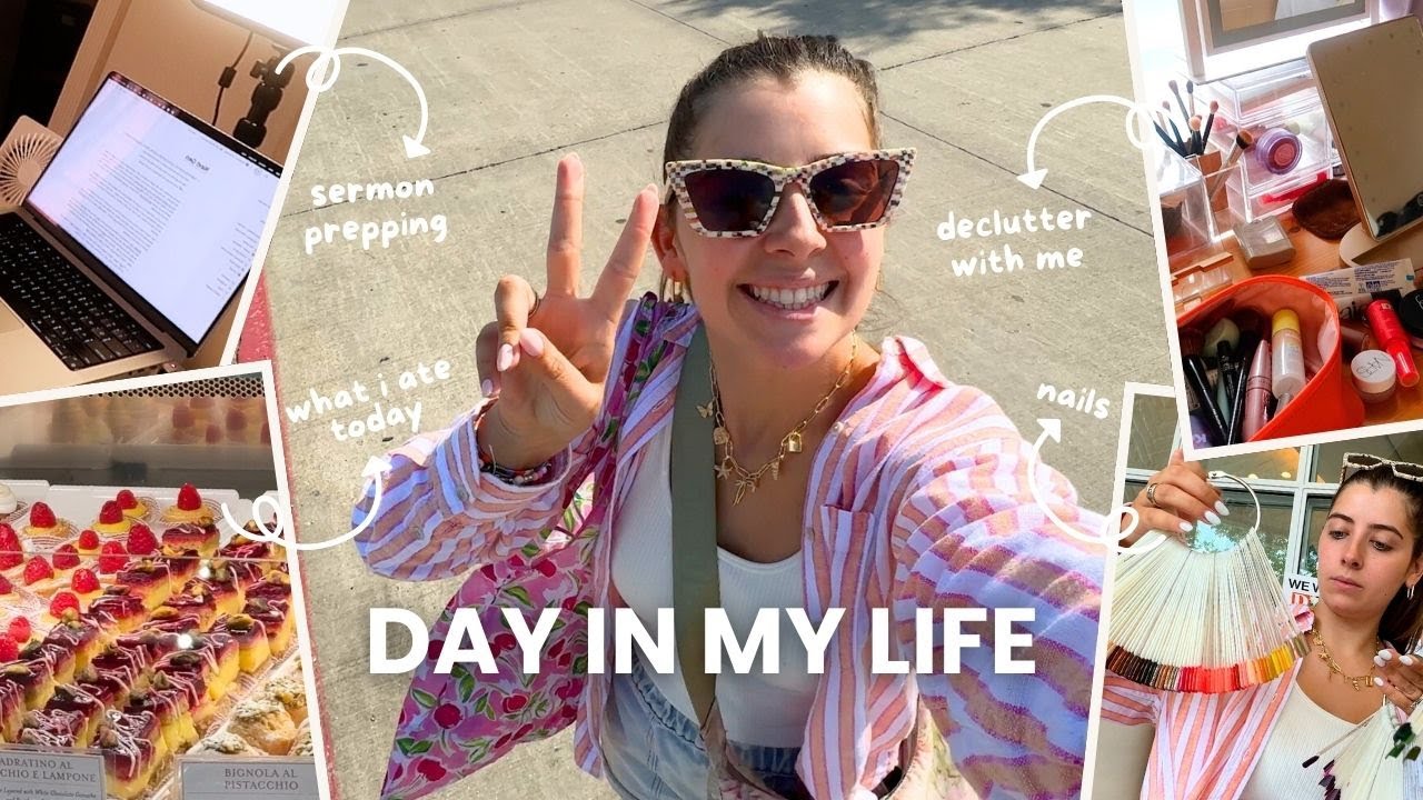 DAY IN MY LIFE | declutter with me, sermon prep, & a day in dallas