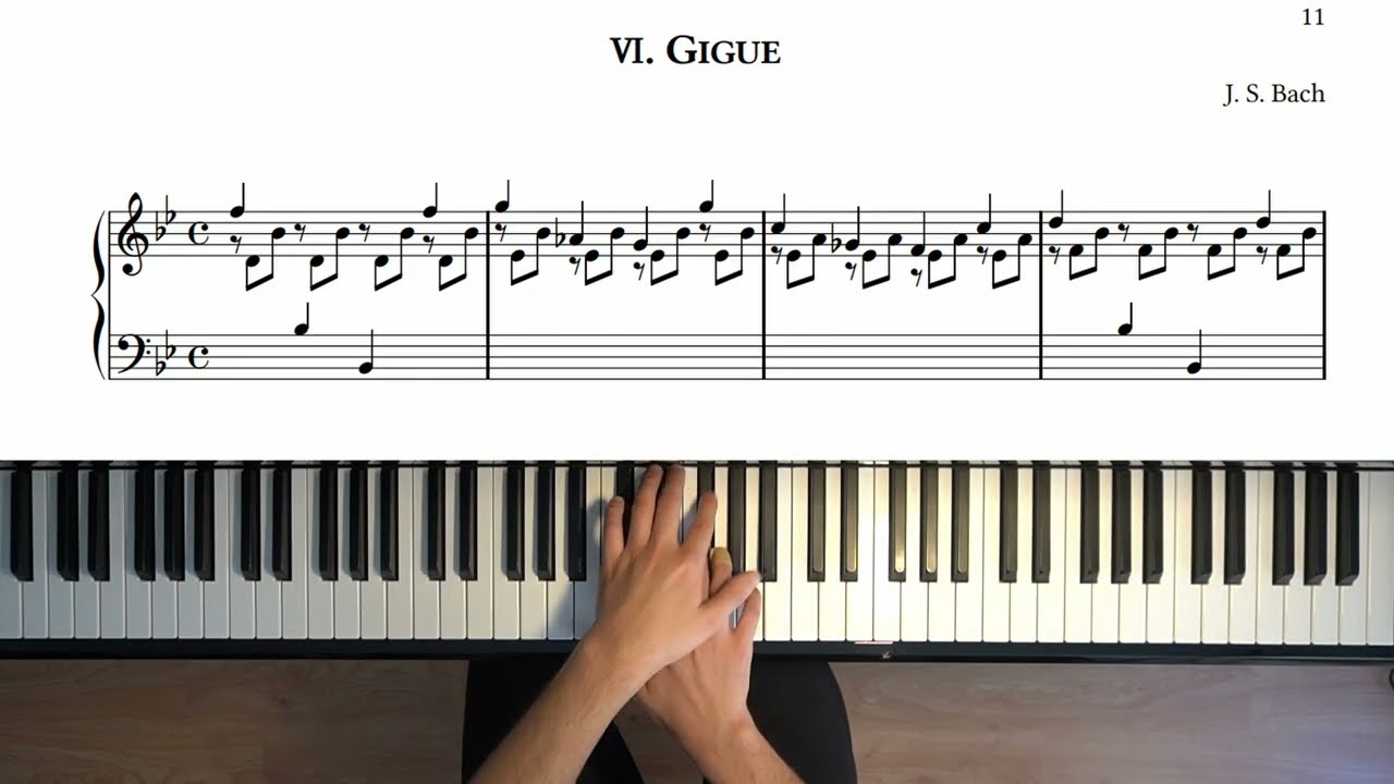 J.S. Bach: Partita No. 1 in B-Flat Major, BWV 825: VI - Gigue