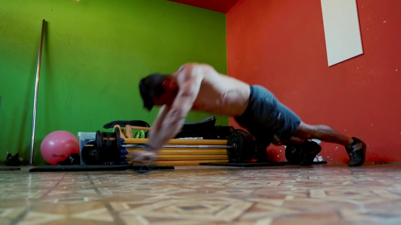 Standing Ab Wheel Rollouts 22 reps