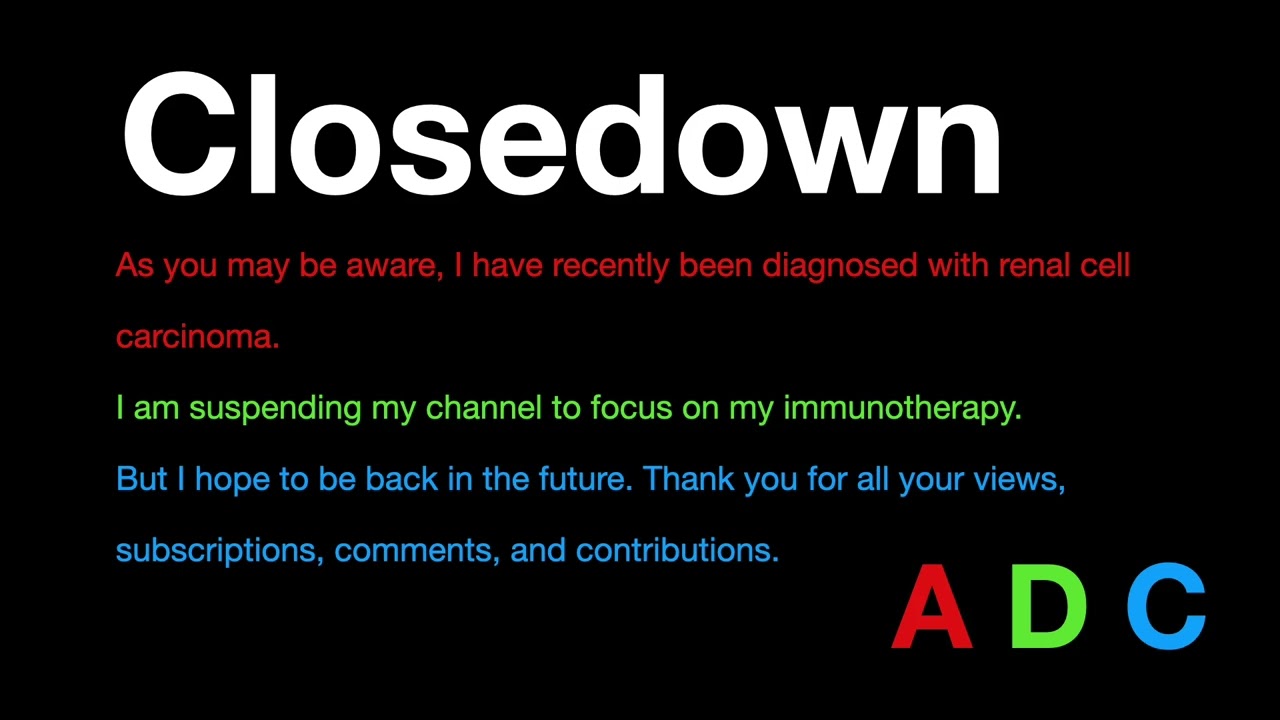 ADC closedown + updates on treatment in description.