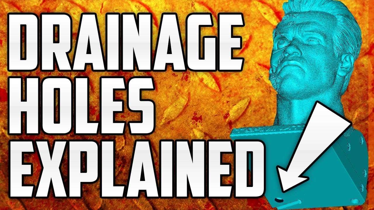 Resin Printing Tips - Drainage Holes Explained