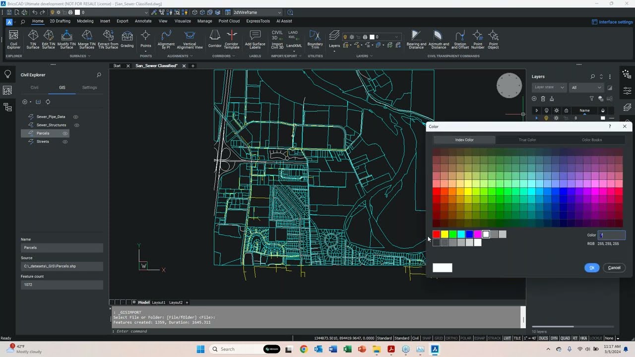 Leveraging GIS Data in BricsCAD