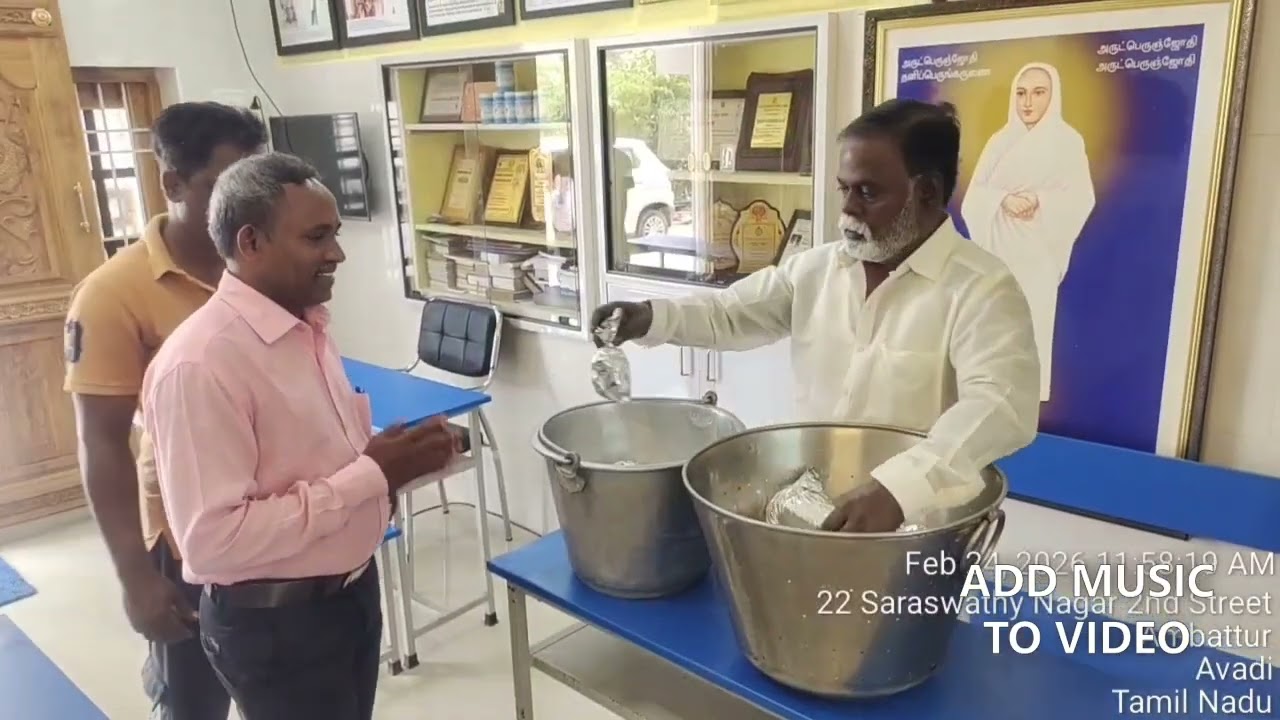 24.2.2026 / 3304ம்நாள் அன்னதர்மம் தயவு.பொன்னுசாமி ஐயா அவர்கள் ஆவடி ஜே.பி.எஸ்டேட் கருணையால்..