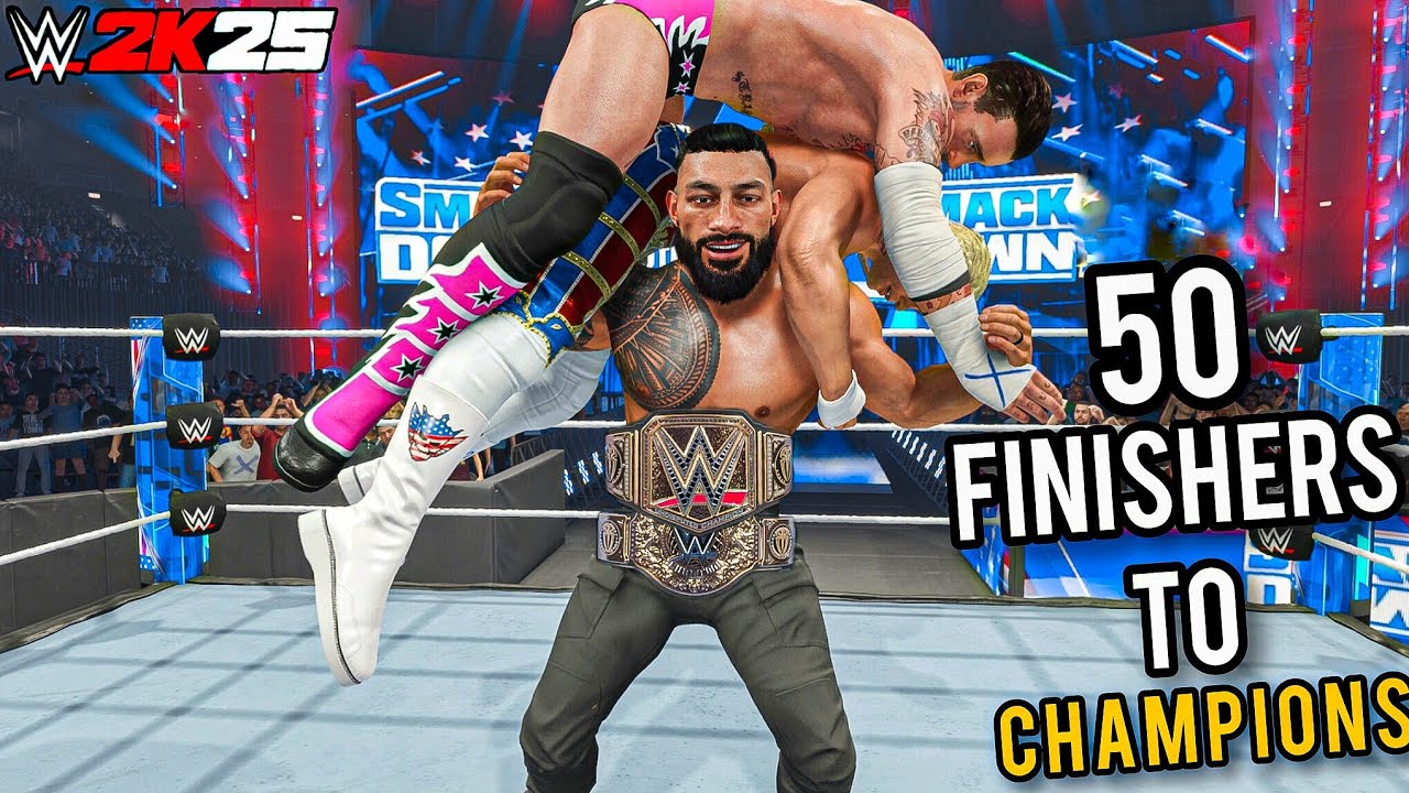 50 завершающих приемов Коди Роудса и Си Эм Панка в WWE 2K25!