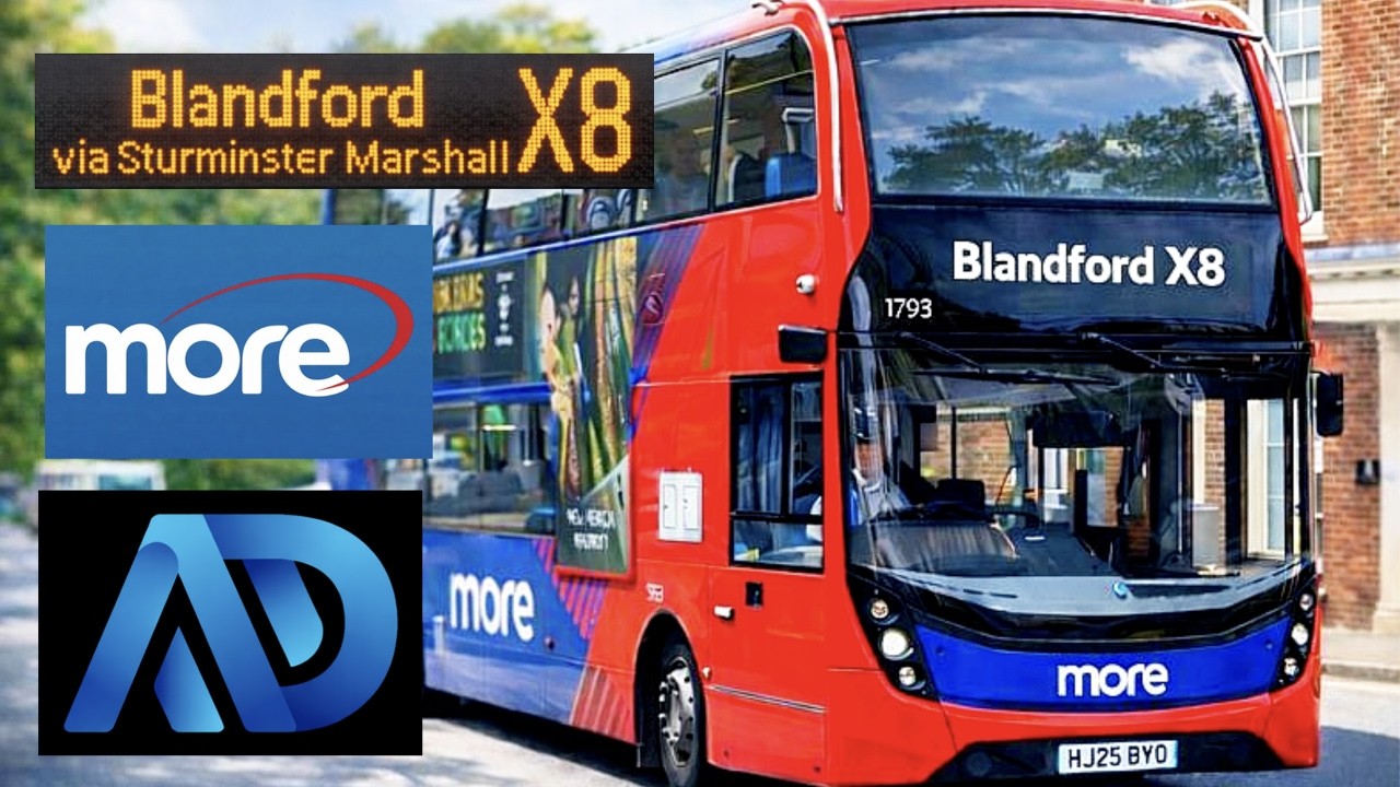 Harvesting Views of Dorset Countryside | A Passenger's Perspective from the Bus