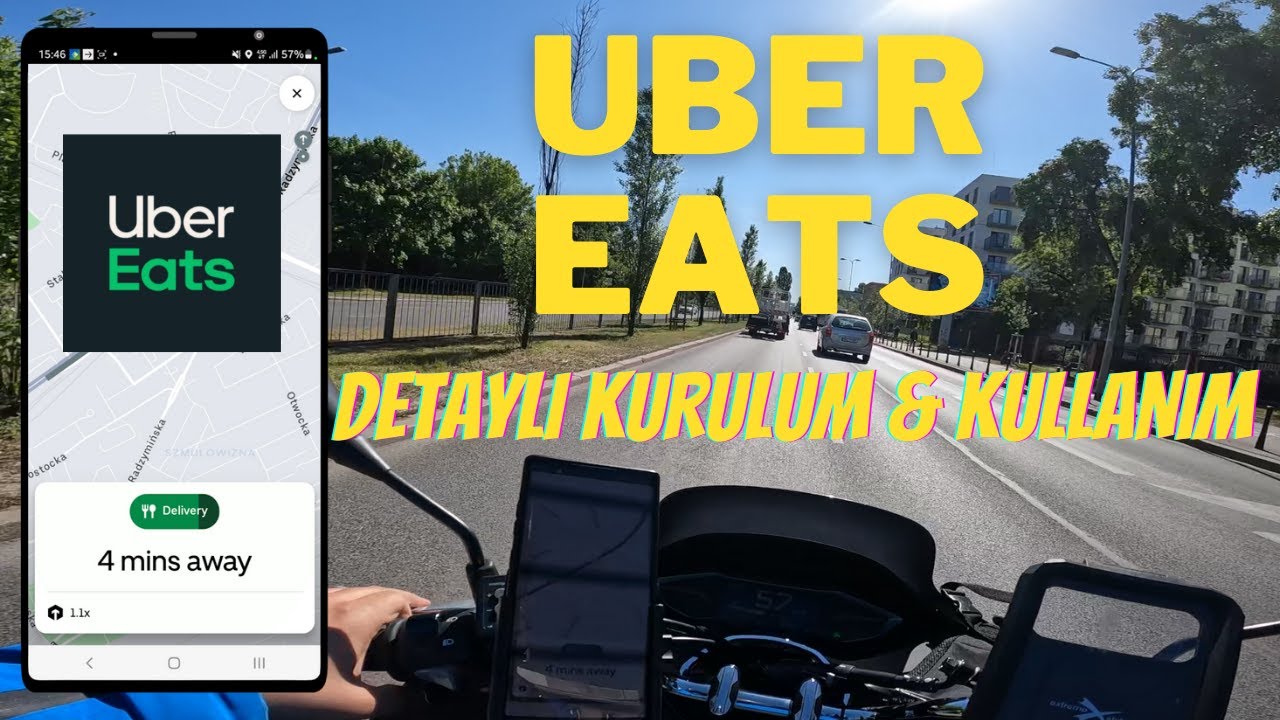 Uber Driver(Eats) Uygulaması Kurulum - Kullanım (TÜM AYARLAR VE DETAYLAR) | Varşova | POLONYA