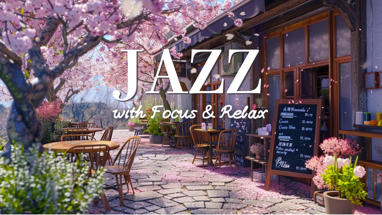 Spring Jazz for Studying 🌸📚 | Light Café Morning Vibes