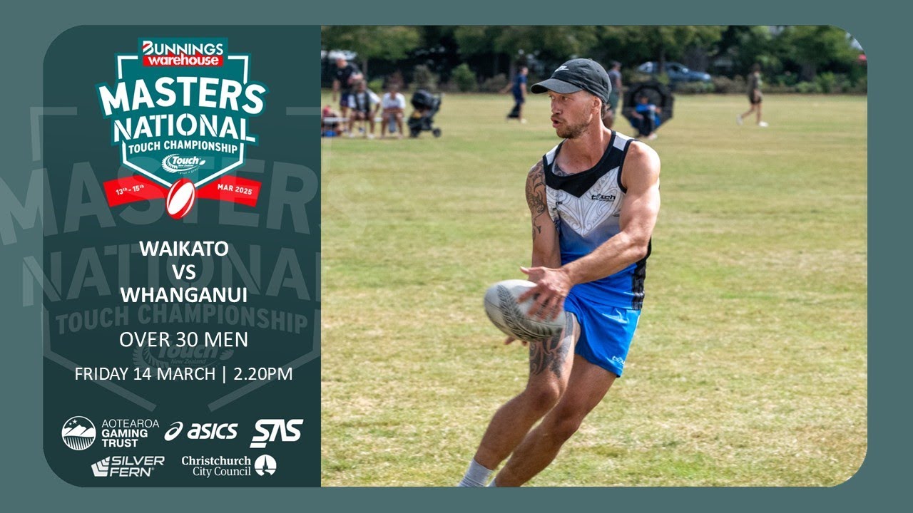 Over 30 Men | Waikato vs Whanganui | 2025 Bunnings Masters National Touch Championship