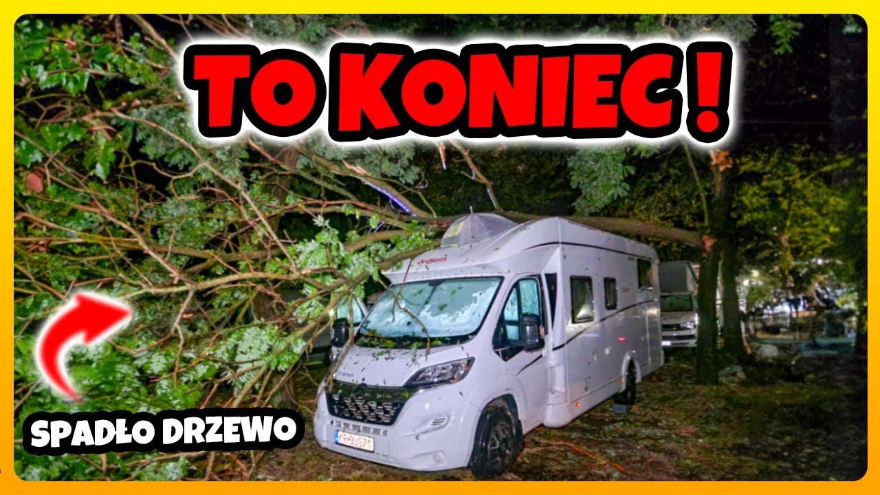 TO KONIEC! Włoskiej Przygody, Drzewo Spadło na Naszego Kampera - Kamperem do Włoch.