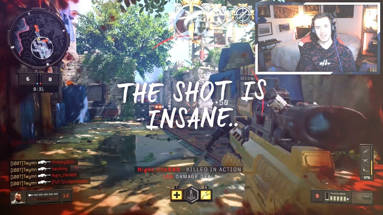 The BO4 Shot is INSANE.. (BEST Sniping Class Setup)