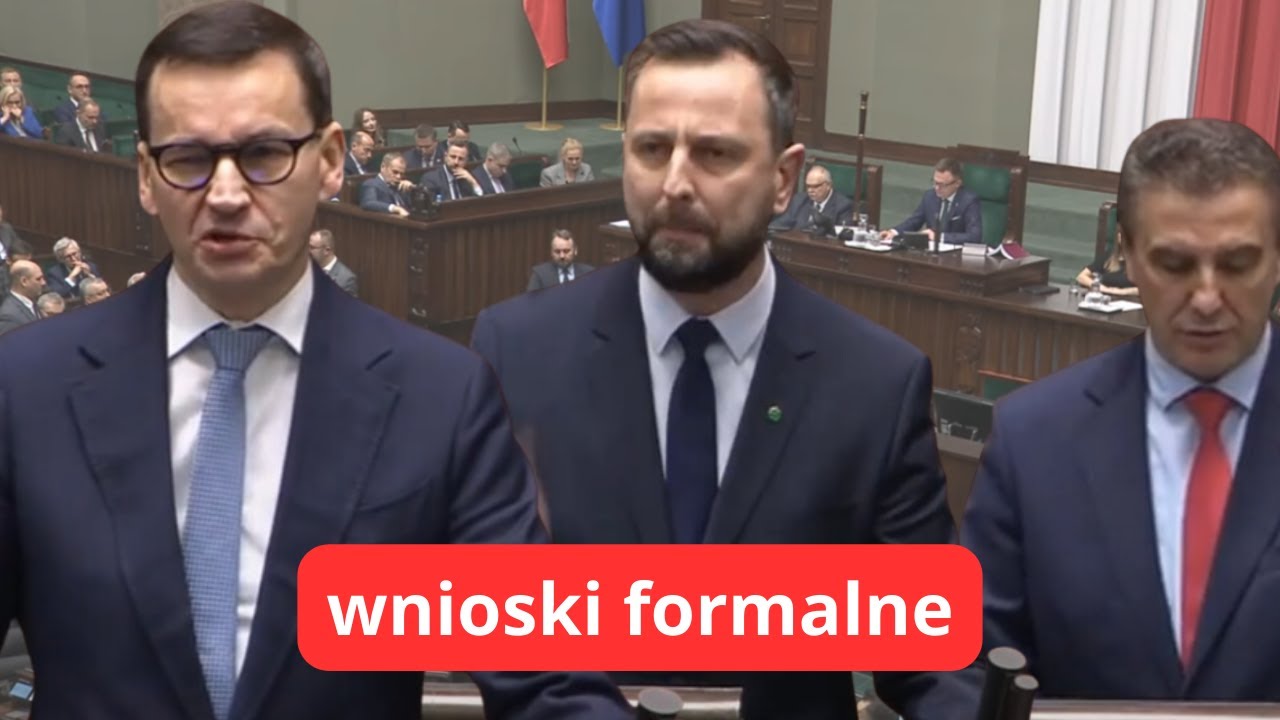 Sejm: Wszystkie wnioski formalne [8 lutego 2024 r.]
