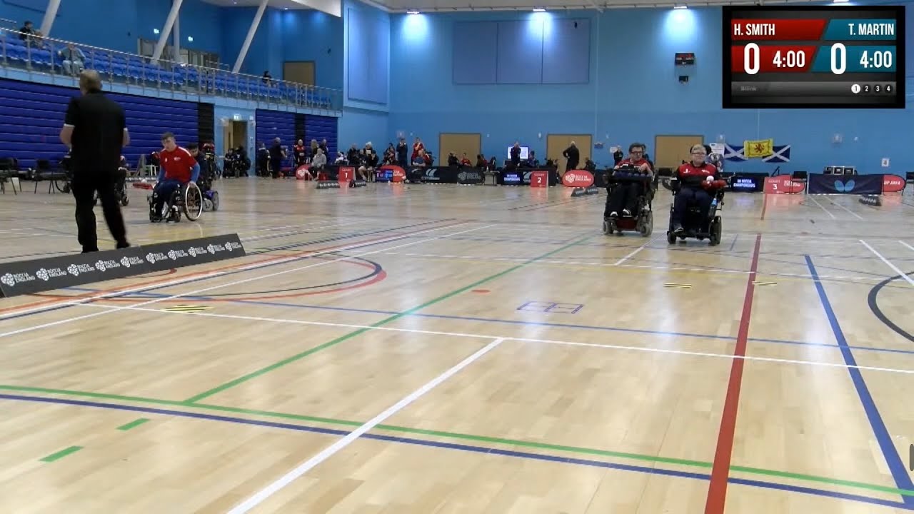 UK Boccia Championships 25.11.2023. 409 Harrison Smith (DSF) vs. 408 Tomas Martin (DSW) (BC4)