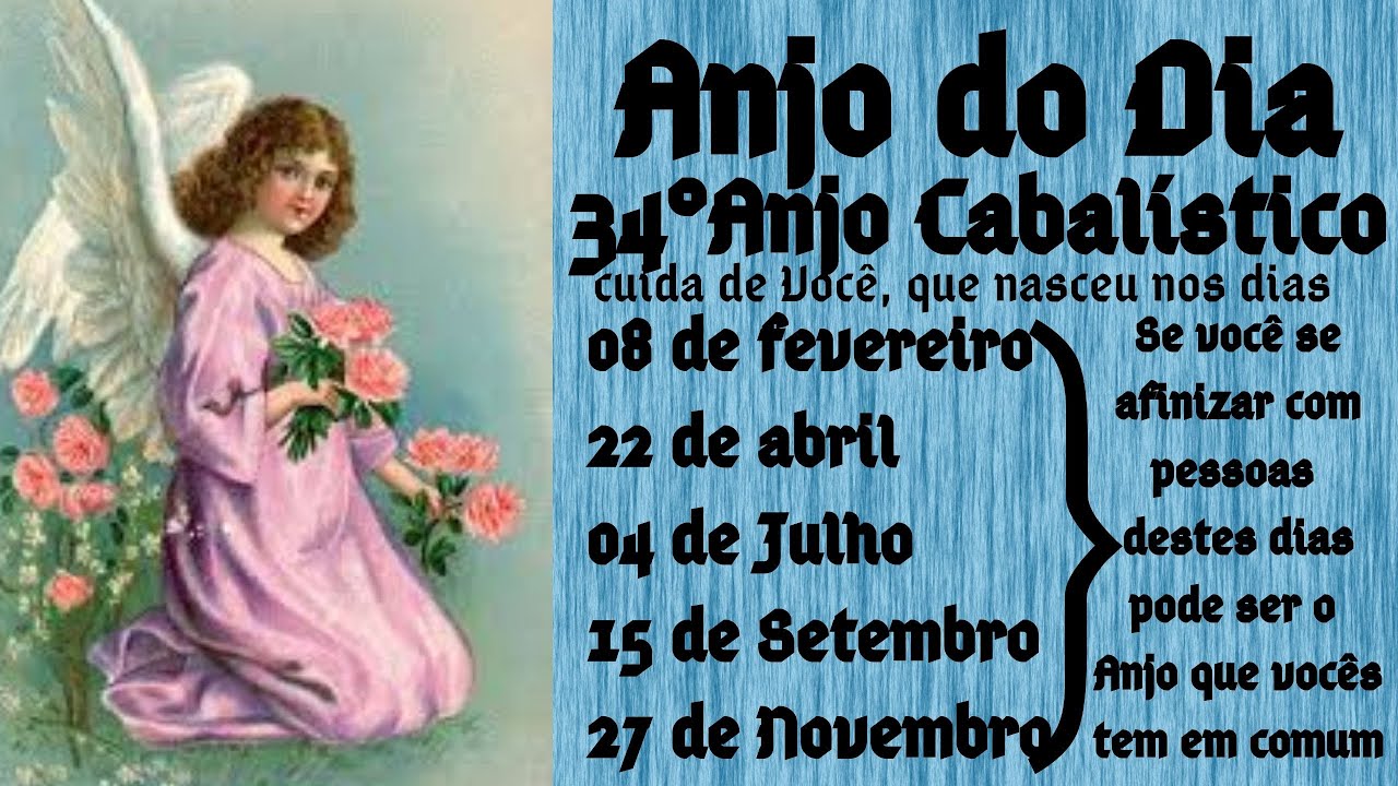 34º Anjo Cabalístico LEHAHIAH