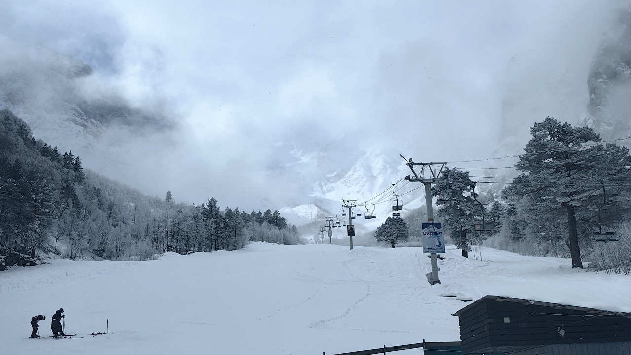 Цей. 7 марта 2026. Пробую кататься без палок