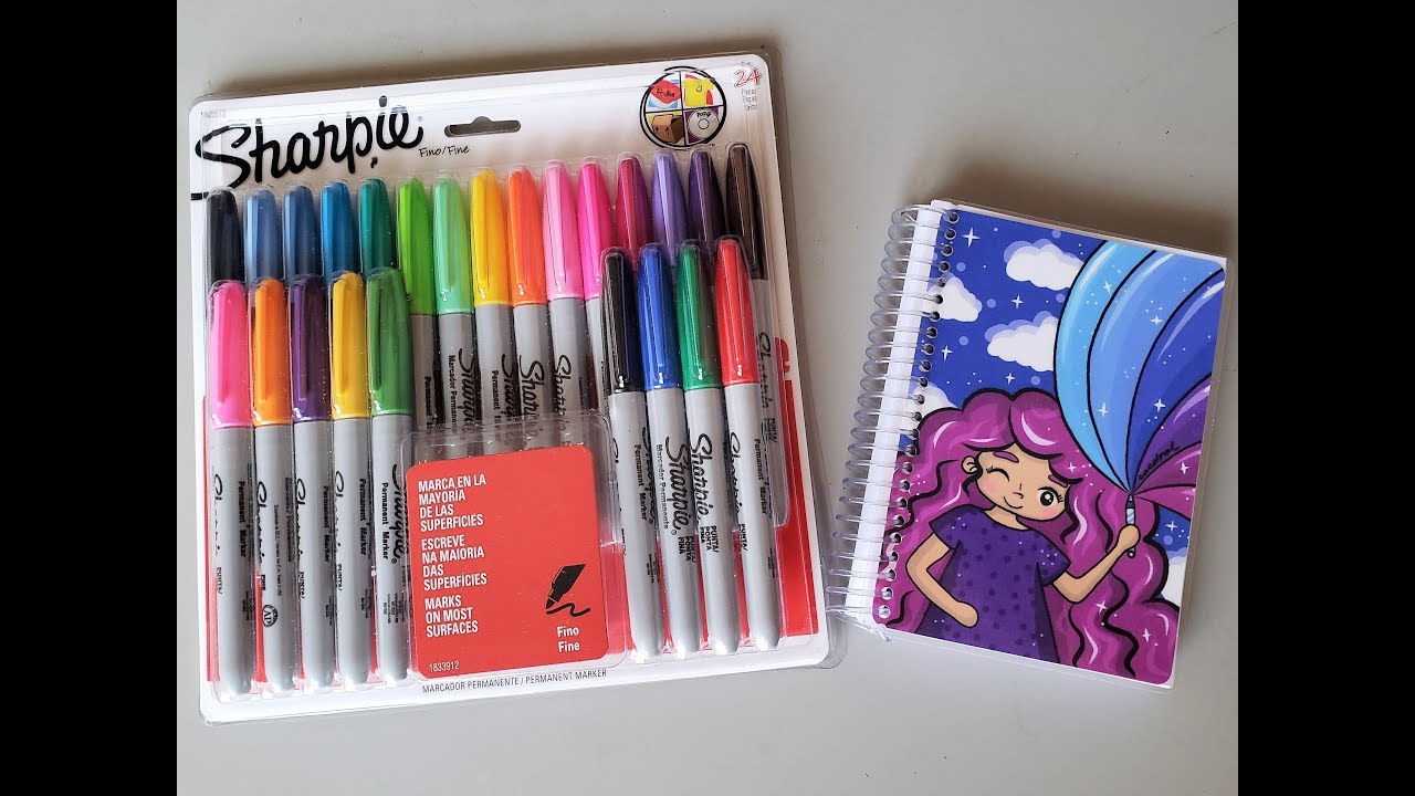 Resenha Marcadores da Sharpie 24 cores