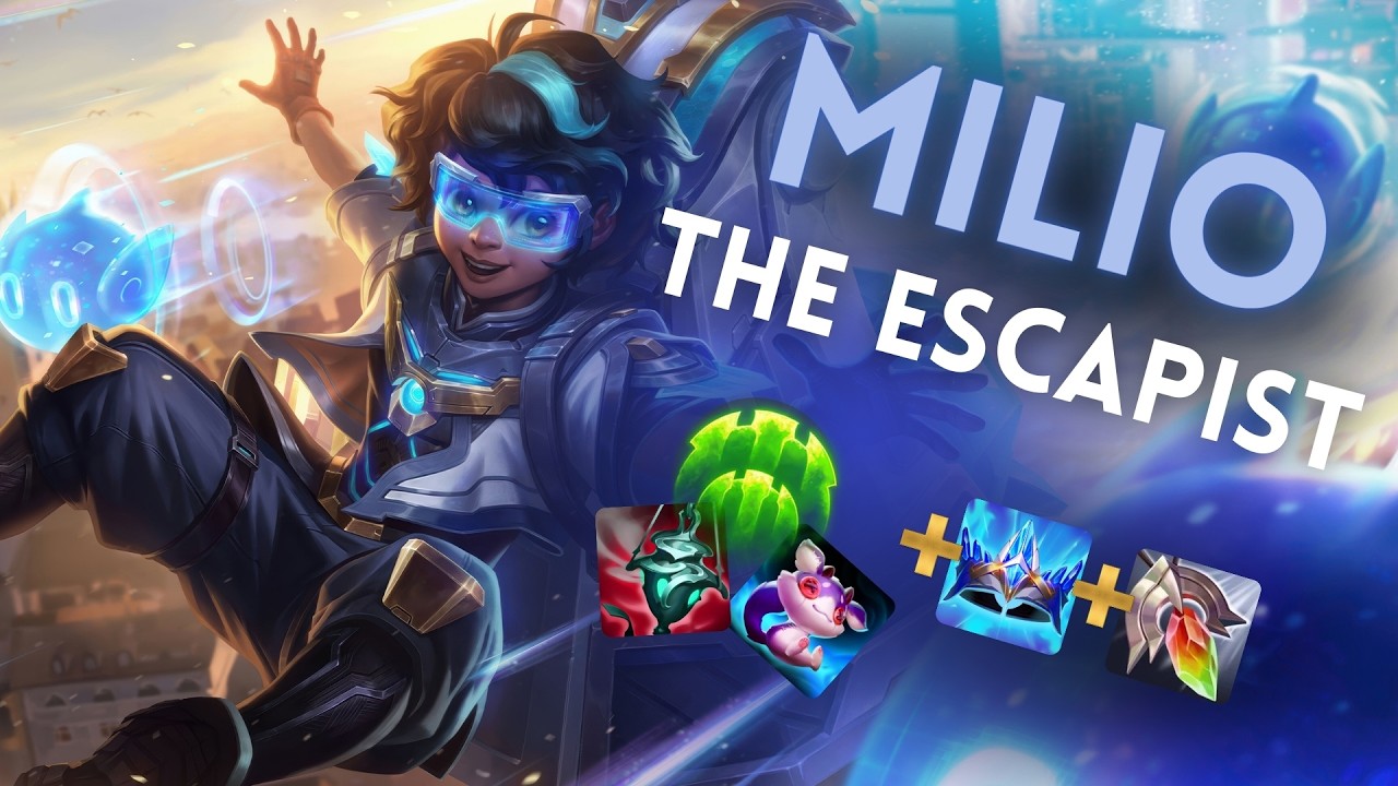 EL MEJOR ESCAPISTA DE LOL *Baiteado en vivo* | Milio Support | League of Legends