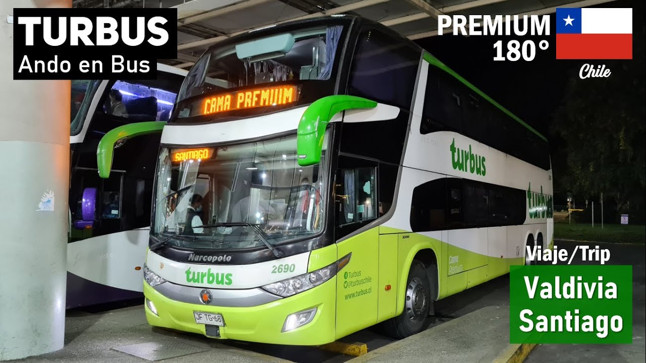 Поездка TURBUS PREMIUM 2690 Вальдивия - Сантьяго на автобусе Marcopolo G7 Scania JFTG68
