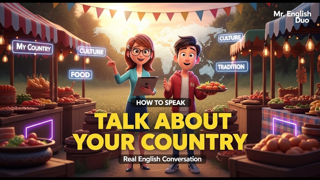 How to Talk About Your Country in English | Real English Conversation Practice