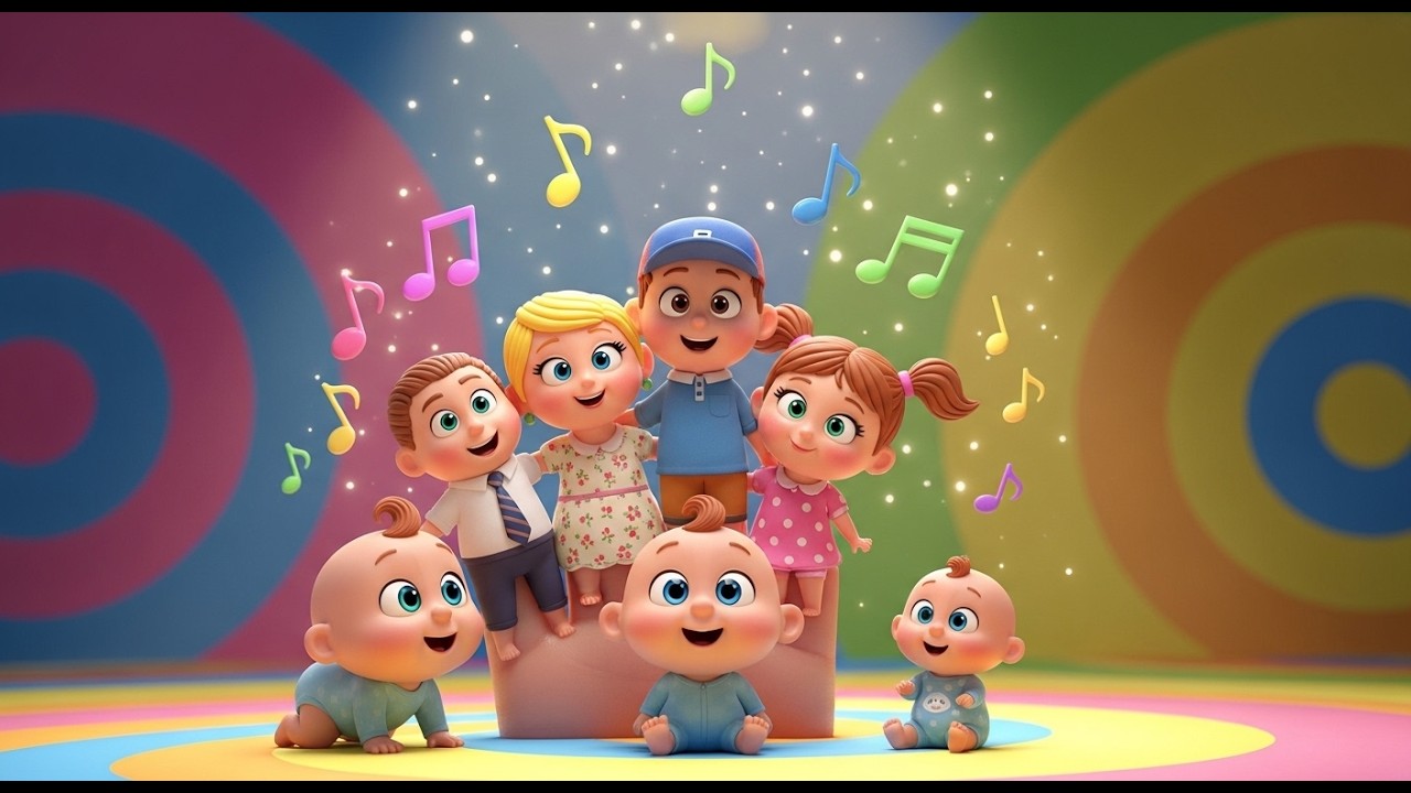 👨‍👩‍👧‍👦 Finger Family Song 🎵 Fun Nursery Rhyme for Babies & Toddlers | Baby Giggles TV