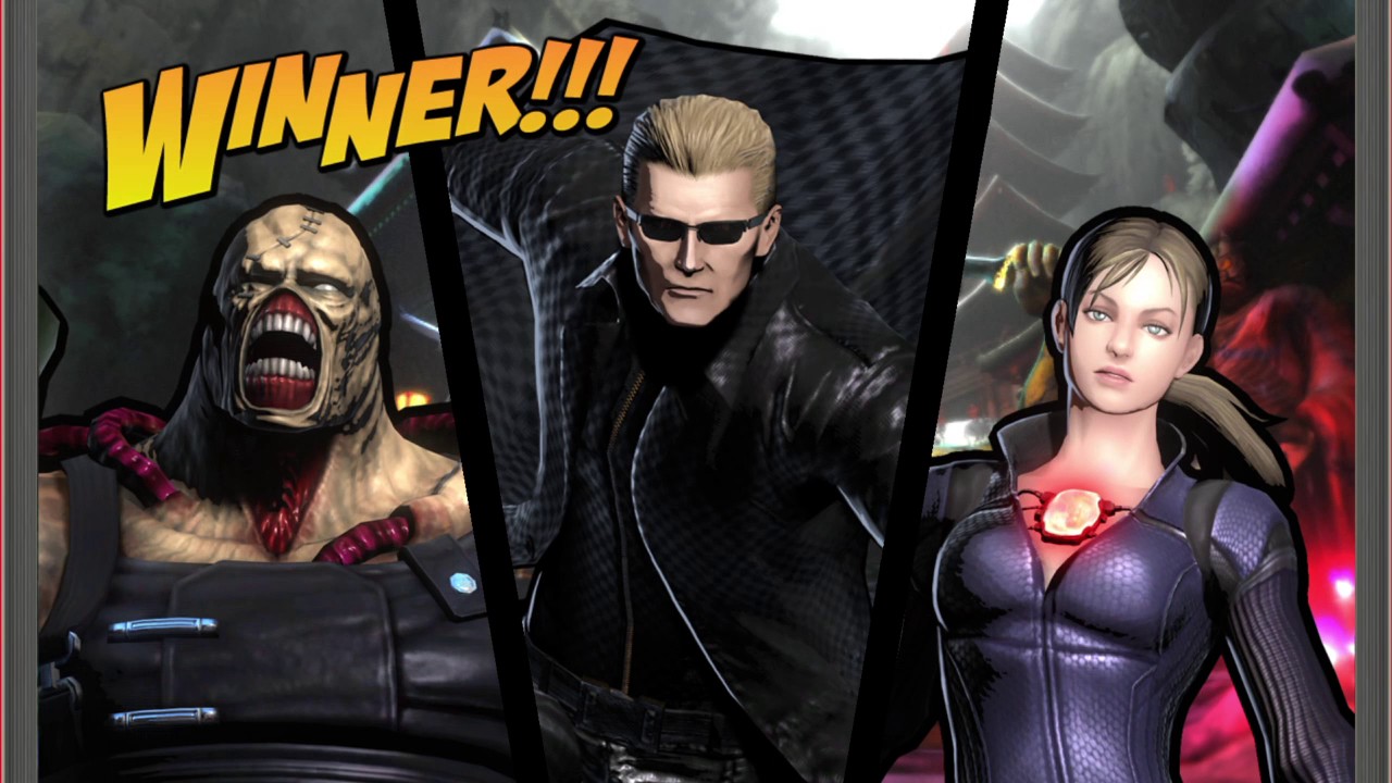ULTIMATE MARVEL VS. CAPCOM 3 Wesker,Nemesis,Jill Gameplay