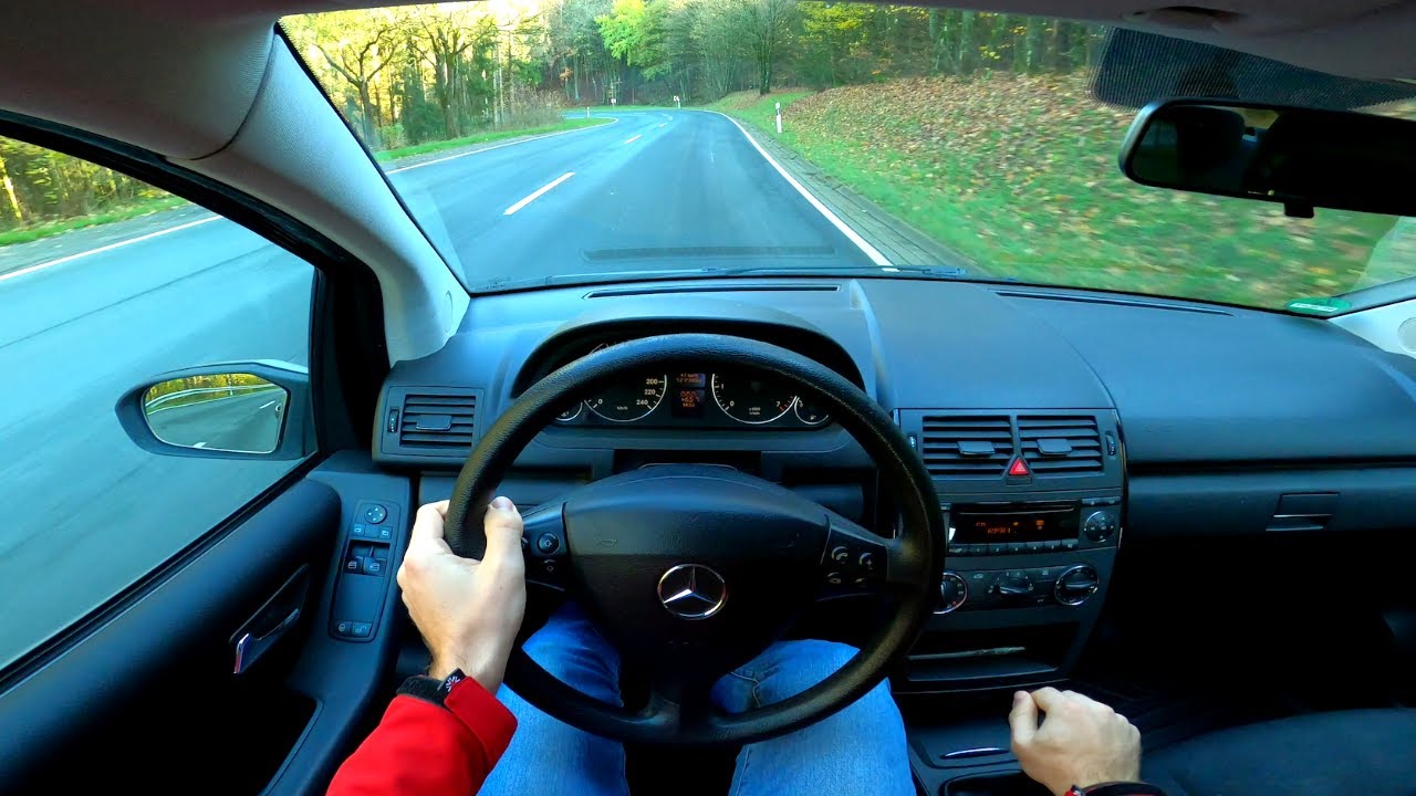 2006 Mercedes Benz A150 [1.5 - 95 HP] POV Test Drive | Beautiful German Roads near N&uuml;rburgring