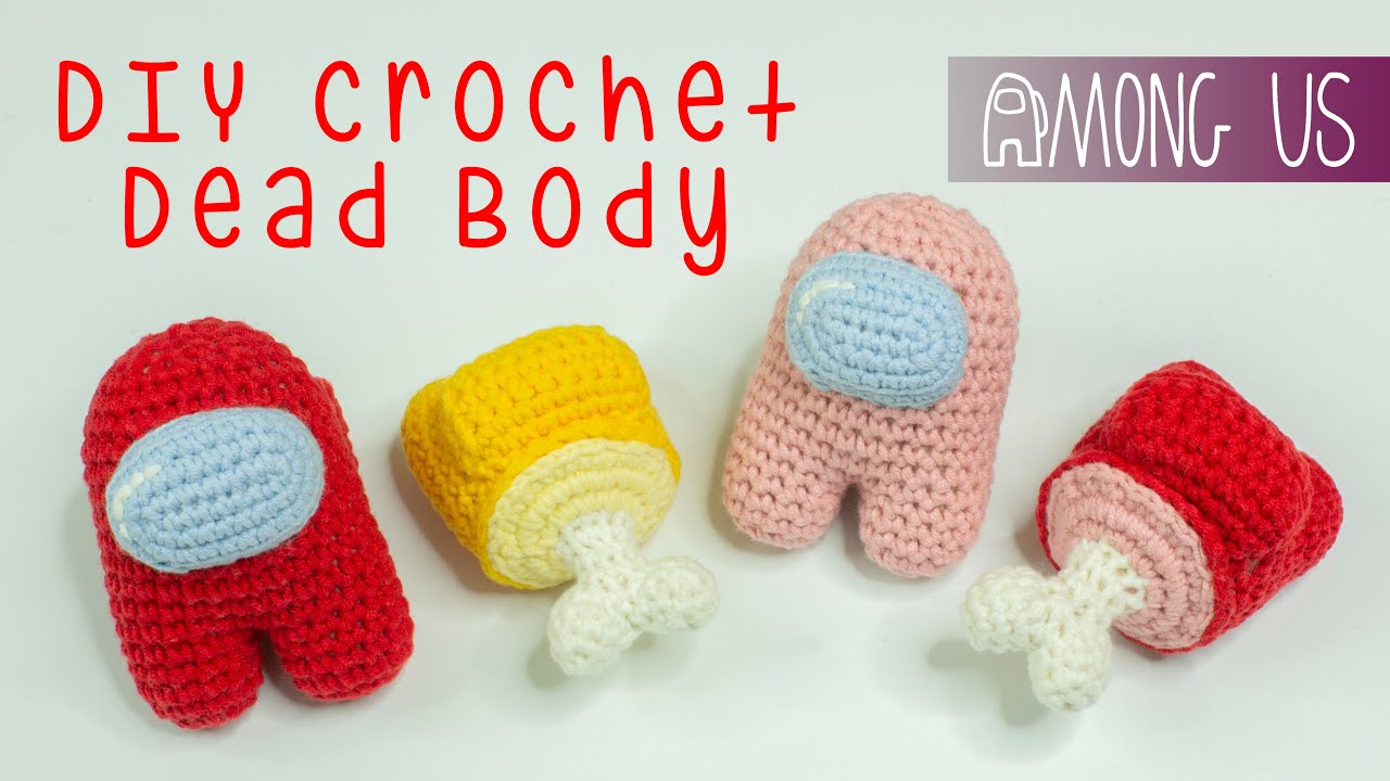 DIY Crochet Among Us Dead Body | Crochet Among US Dead Body Tutorials | Chenda DIY