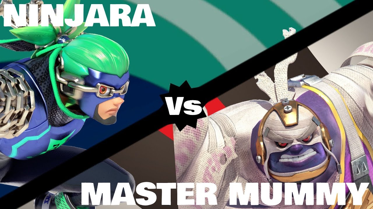 Ninjara Vs Master Mummy Special ARMS Match!