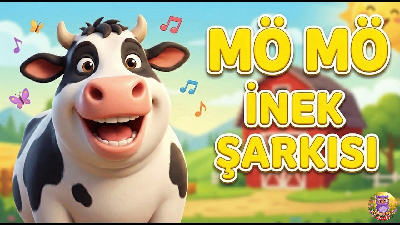 🐮 Mö Mö İnek Şarkısı | Moo Moo Cow 🎶 (Hayvan Sesleri & Dans)