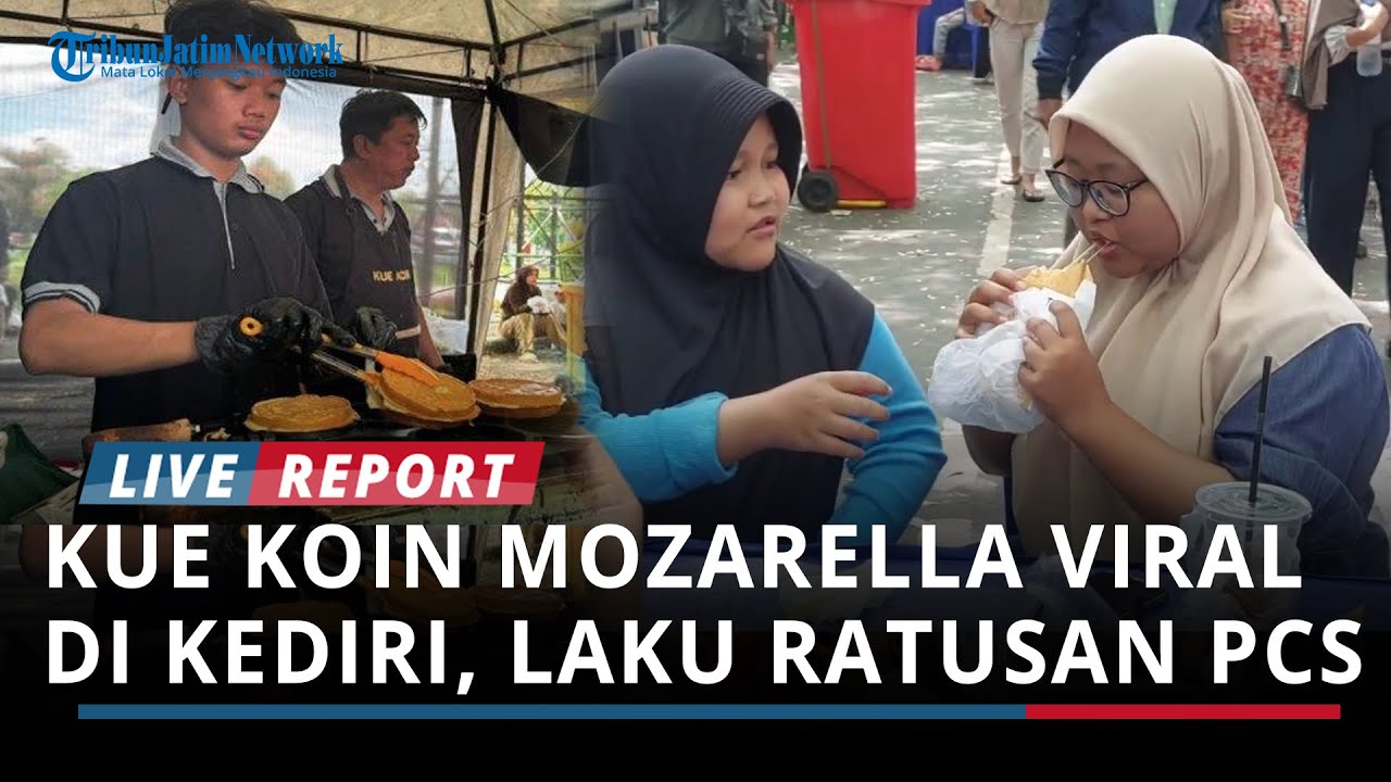 Kue Koin Mozarella Viral di Kediri, Penjual UMKM Laku Ratusan Pcs Per Hari