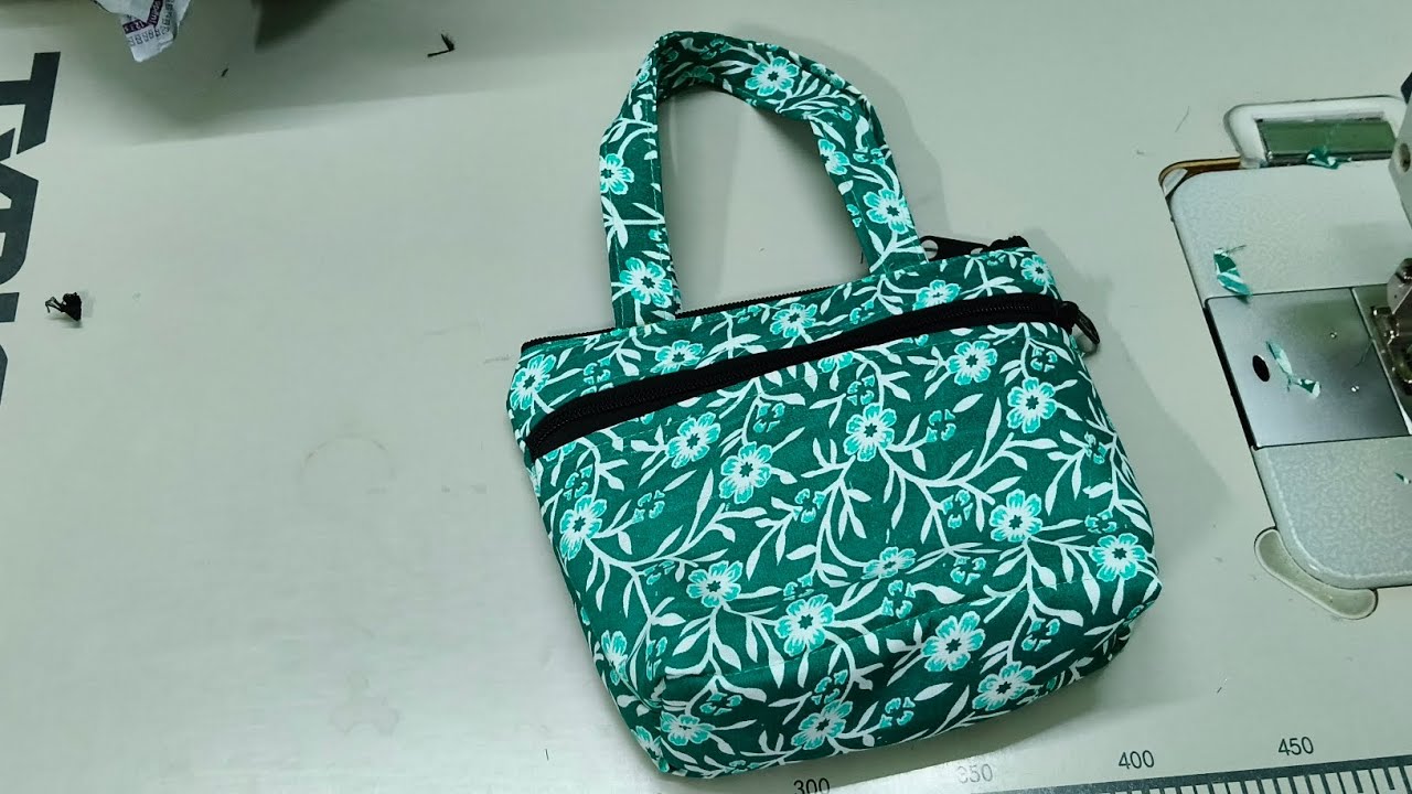 హ్యాండ్ పర్స్ ఇలా ఈజీగా స్టిచ్ చేసుకోండి#bag#fashion #trending #stitching 