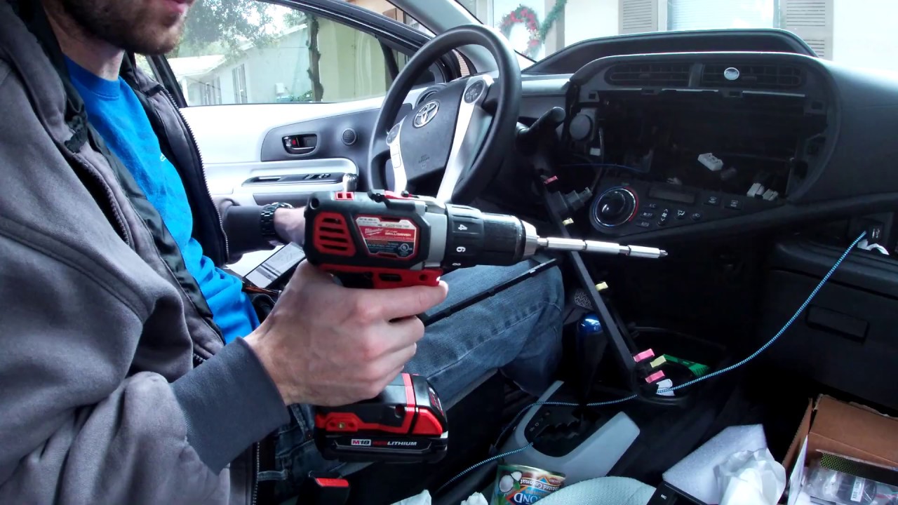 Head Unit Removal and Replacement - 2012 Toyota Prius C