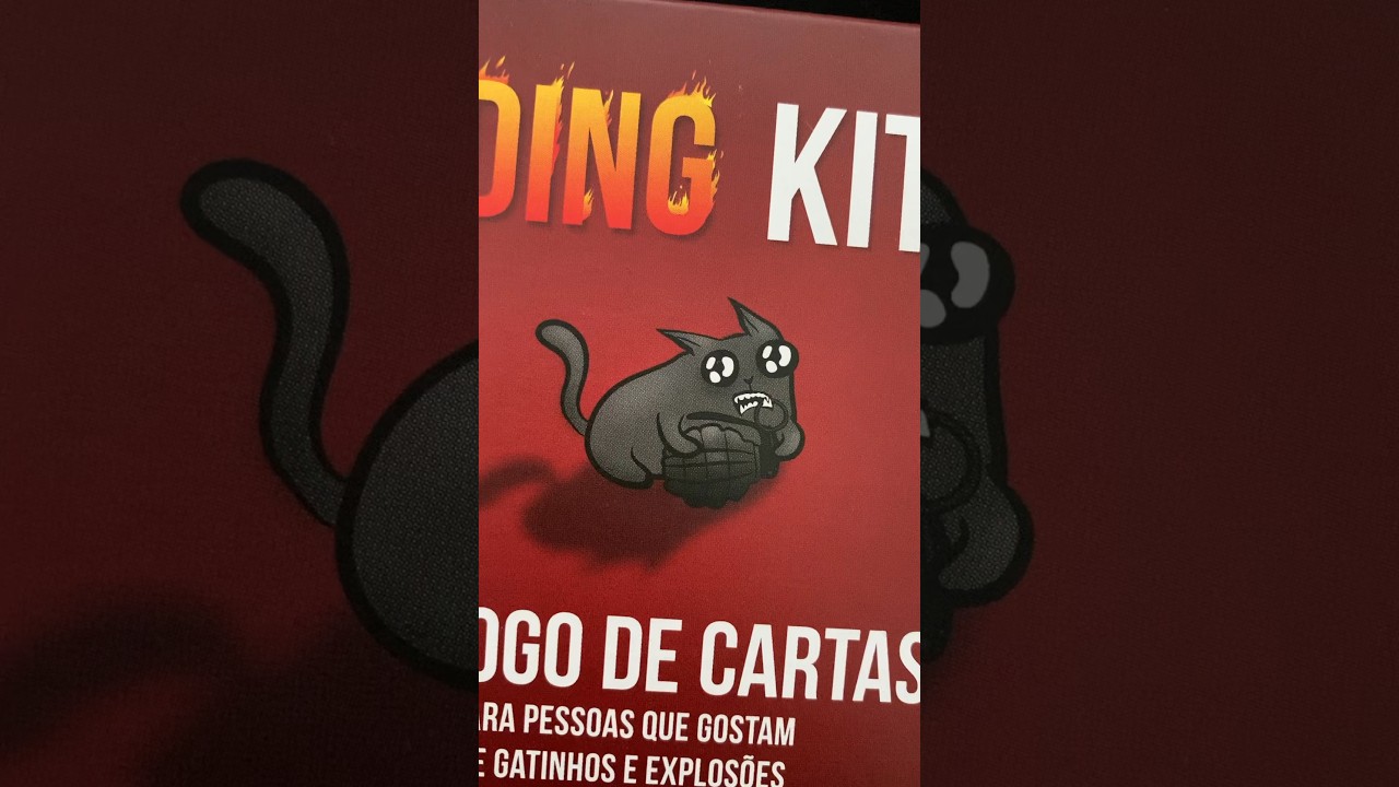 Um jogo de cartas super ca&oacute;tico 😮 | Exploding Kittens - Gal&aacute;pagos #jogosdetabuleiro #boardgames