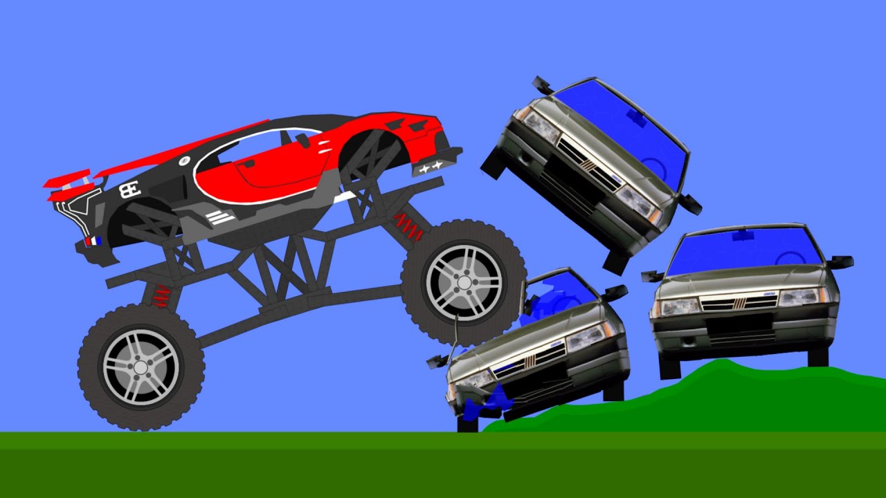 Big Car Destruction - Phun Algodoo Moments