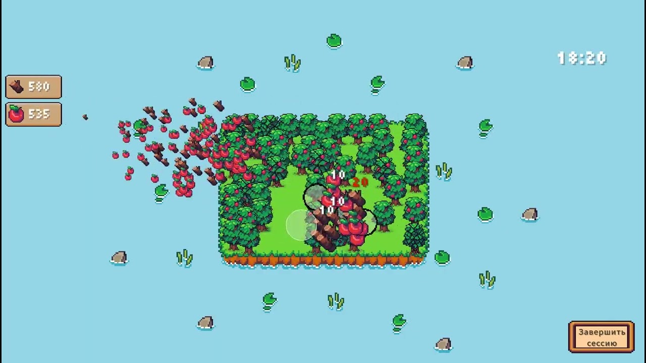 Tiny Biomes Cozy Idle. Demo. Конец.