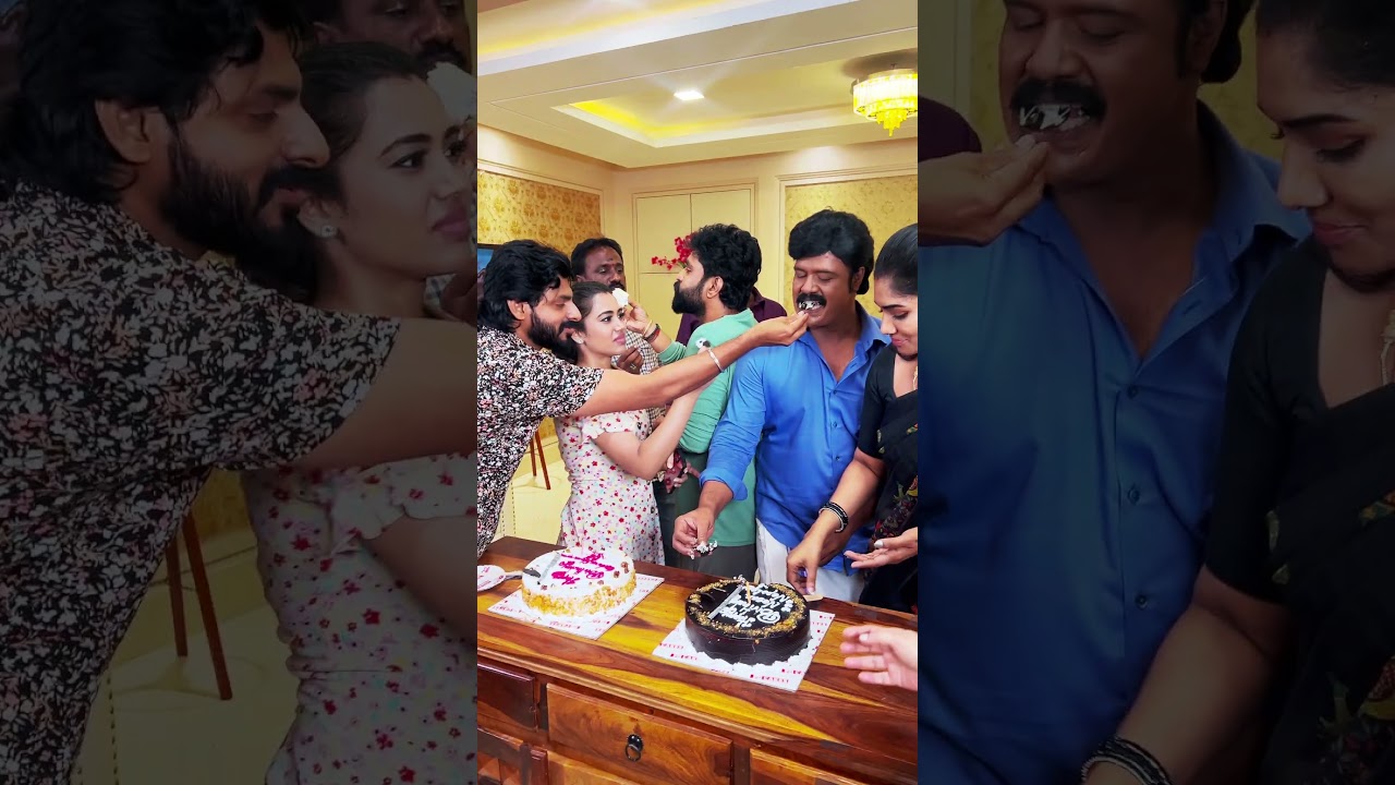 Birthday Celebration at Pandavar Illam Shooting Spot 🥳 