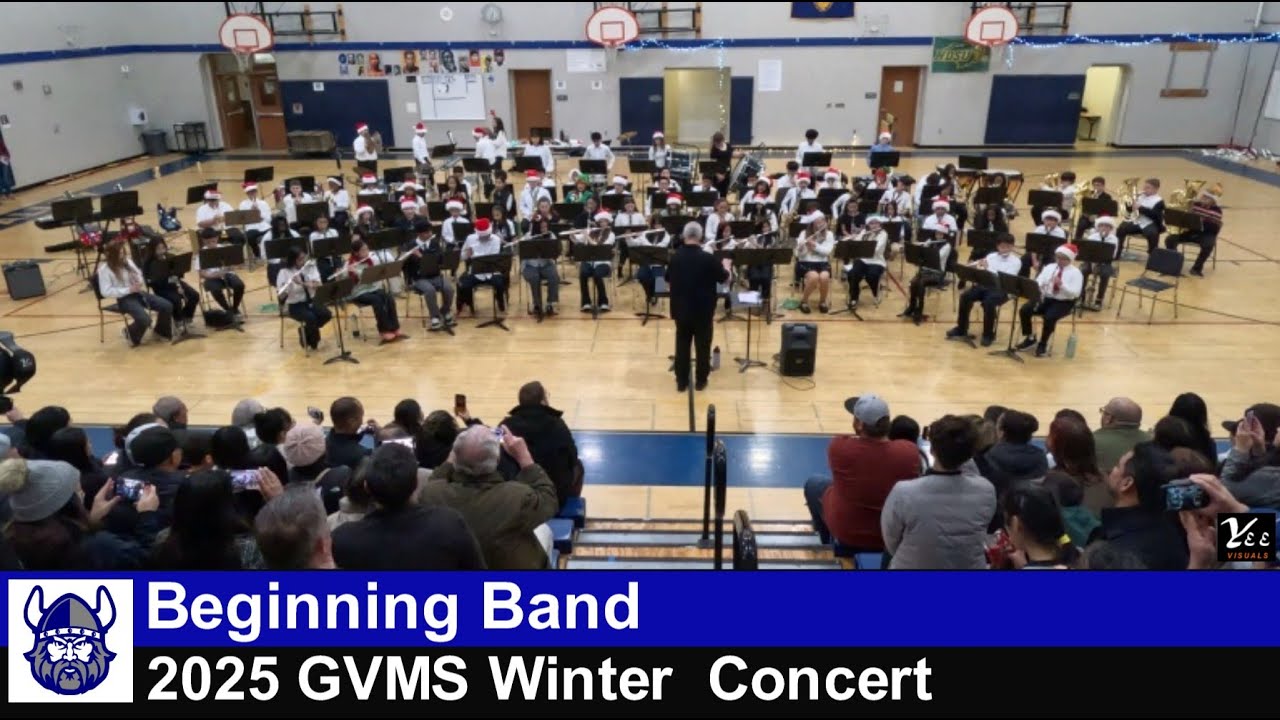 2025 BEGINNING BAND: Green Valley MS Winter Concert #2