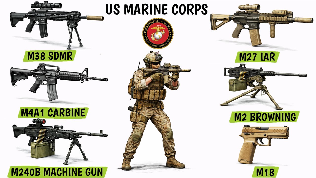 Every Weapon Used by US Marines EXPLAINED