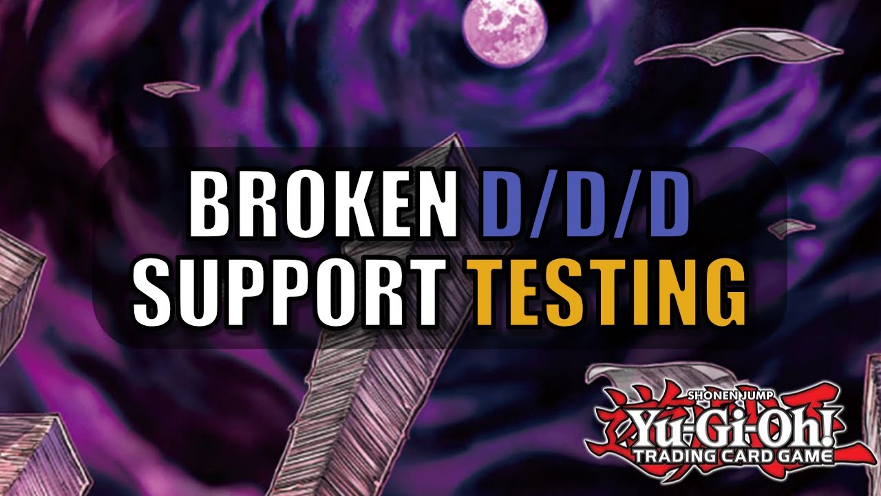 D/D/D  NEW BROKEN SUPPORT MAKES THE DECK UNFAIR - Yu-Gi-Oh! - Post Battle of Chaos - New COMBO!