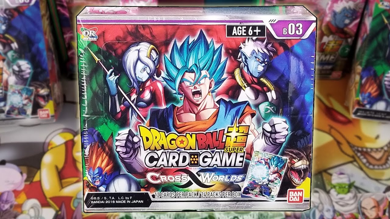 KA KA KA KA KACHI DAZE!!! DRAGON BALL SUPER CROSS WORLDS BOOSTER BOX OPENING!!!