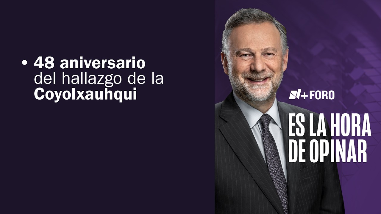 El monolito de la diosa Coyolxauhqui en el centro histórico de CDMX - Es la Hora de Opinar