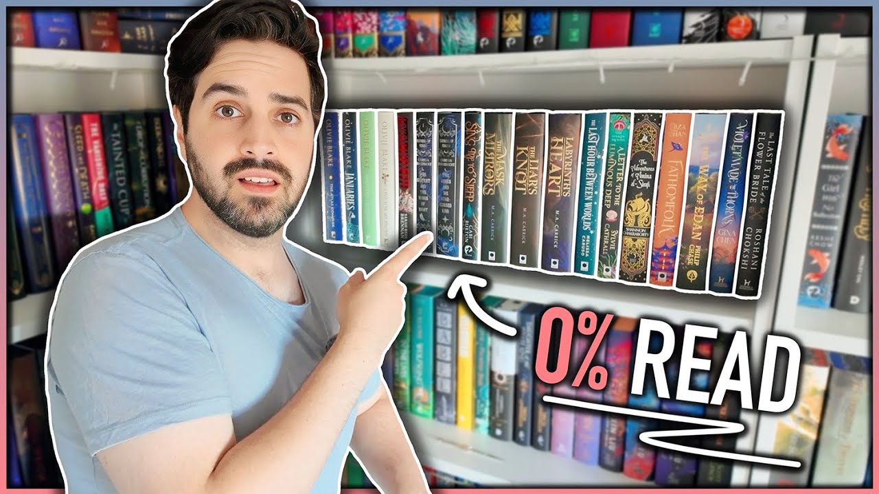 I’ve Read NOTHING On This Shelf… Let’s Fix That! 📚 Reading Vlog
