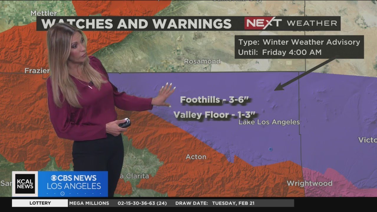 Evelyn Taft and Olga Ospina's evening weather forecast (Feb. 22)