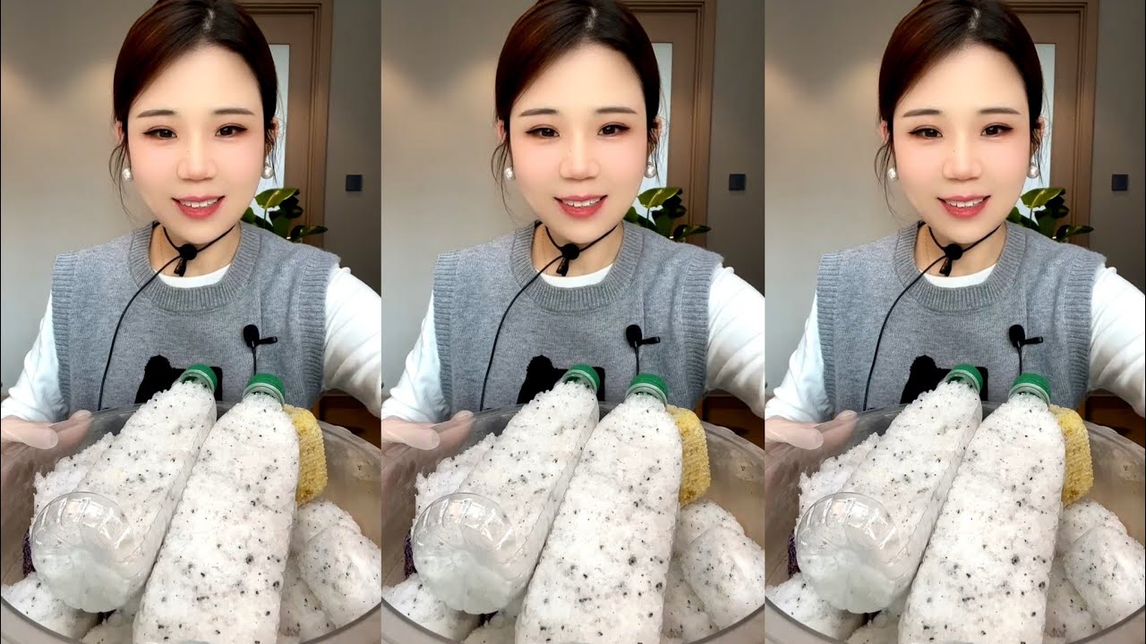 ASMR WHITE ICE EATING YY 