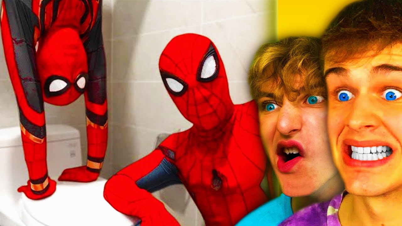 SPIDERMAN Zkus se NESMÁT CHALLENGE! @TrospyReakce