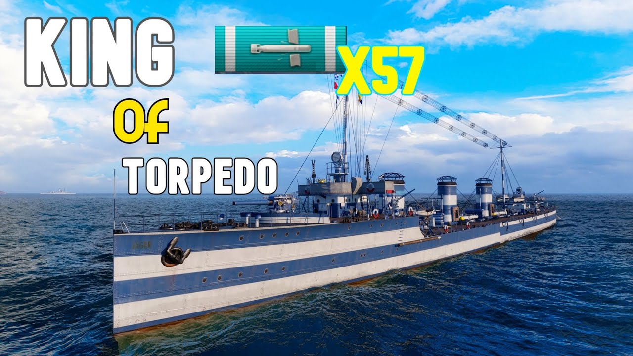 World of WarShips Jäger - King of Torpedo