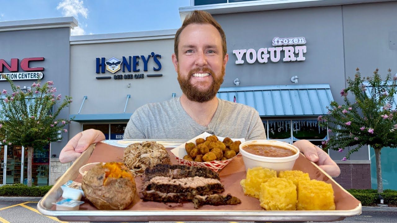 Really Good BBQ at Honey's Bee Bee Que Restaurant!