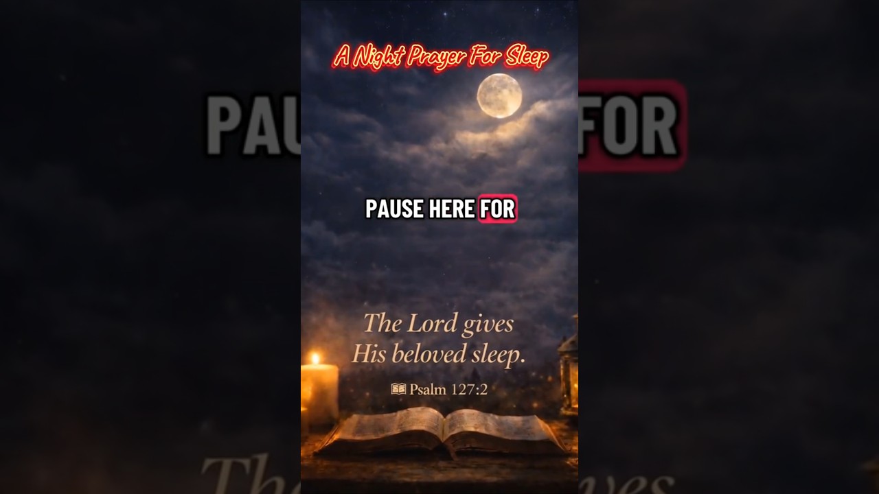 🌙 A Night Prayer & Faith-Based Affirmation For Sleep🌙
