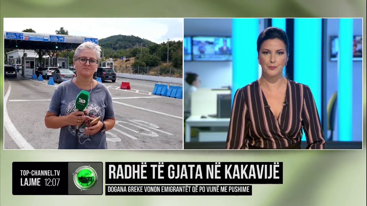 Top Channel/ Radhë të gjata në Kakavijë, dogana greke vonon emigrantët që po vijnë me pushime