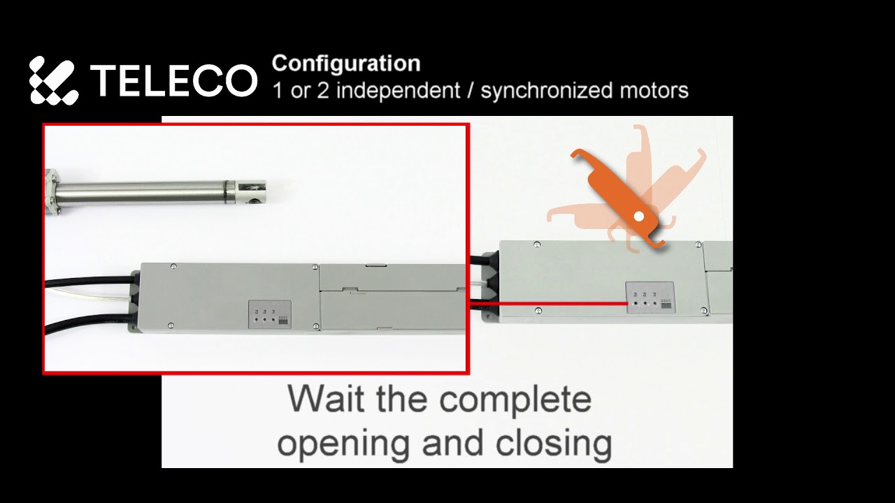 MOTOR CONFIGURATION of TVALL control unit